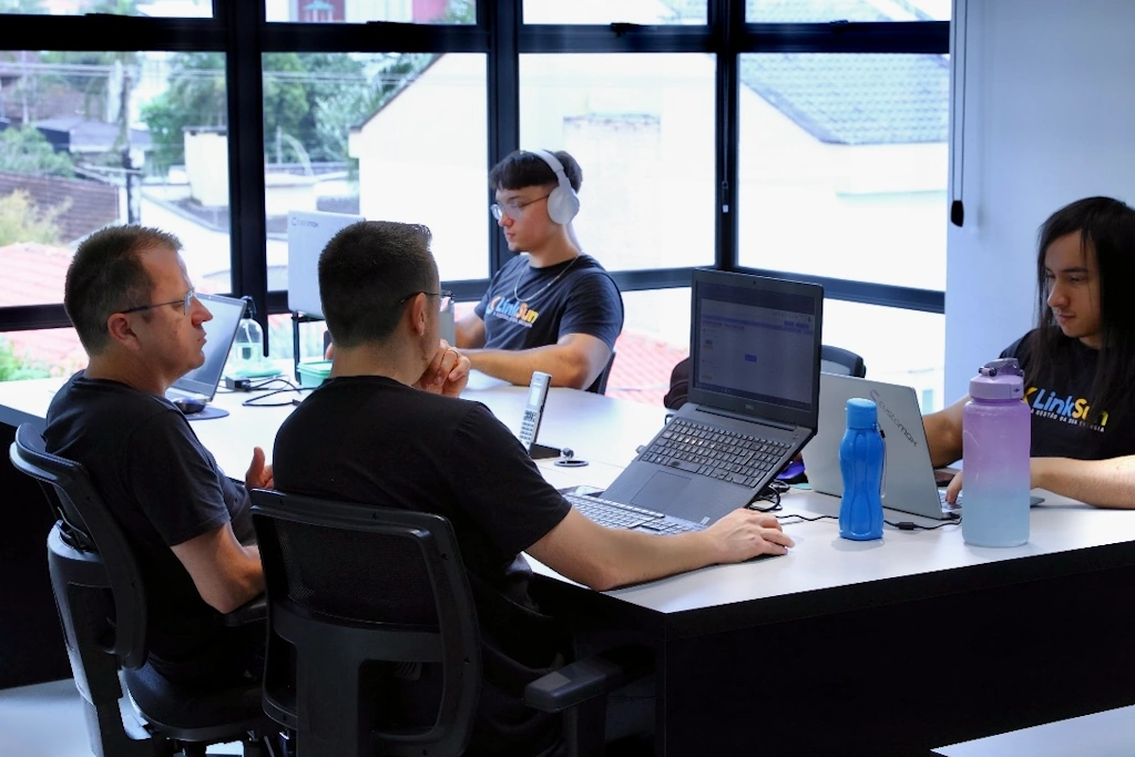 Professional team collaboration